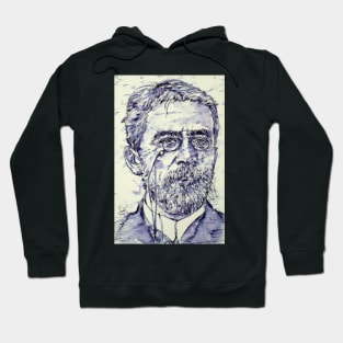 ANTON CHEKHOV - watercolor and ink portrait Hoodie